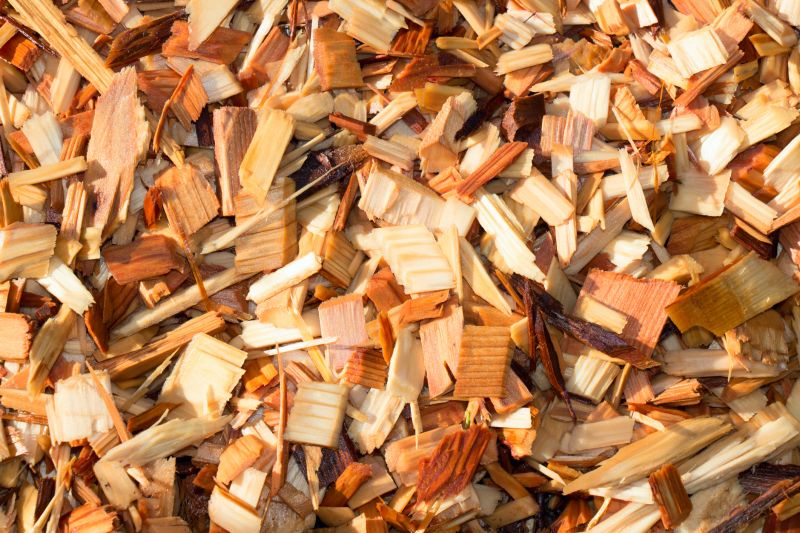 Cedar Mulch Installation