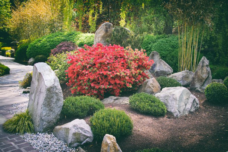 Decorative Rock Installation