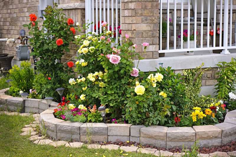Flowerbed Curbing Installation