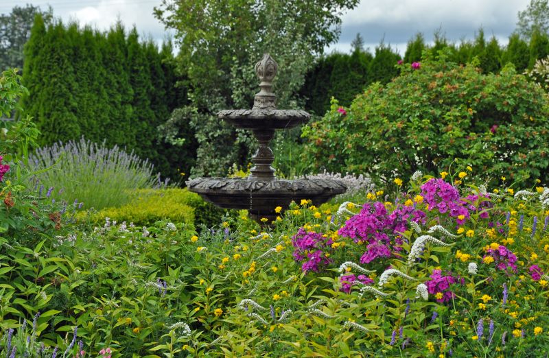 Garden Fountain Installation