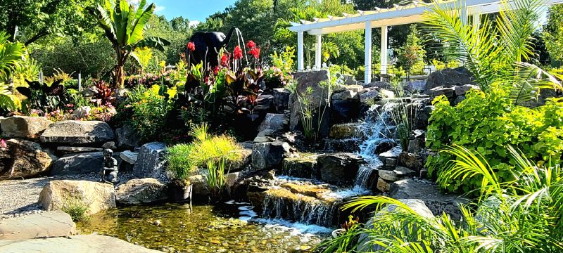 Garden Fountain Installation