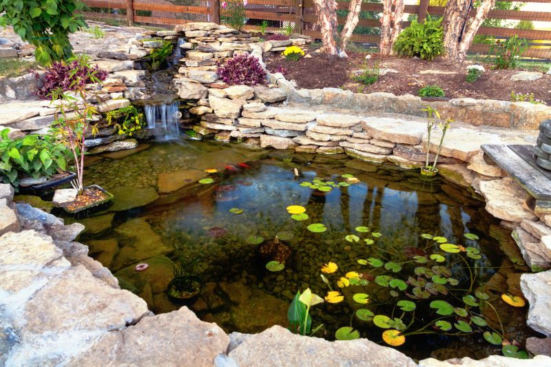 Garden Waterfall Installation