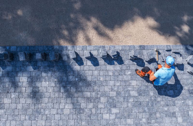 Multi-Row Paver Layout