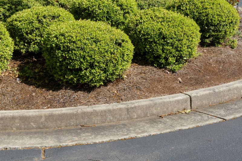 Pine Mulch Spreading