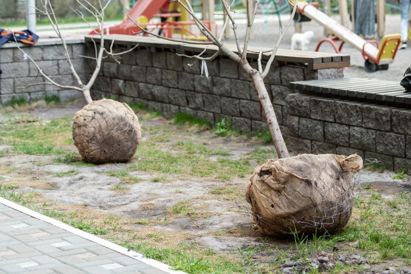 Playground Mulch Installation