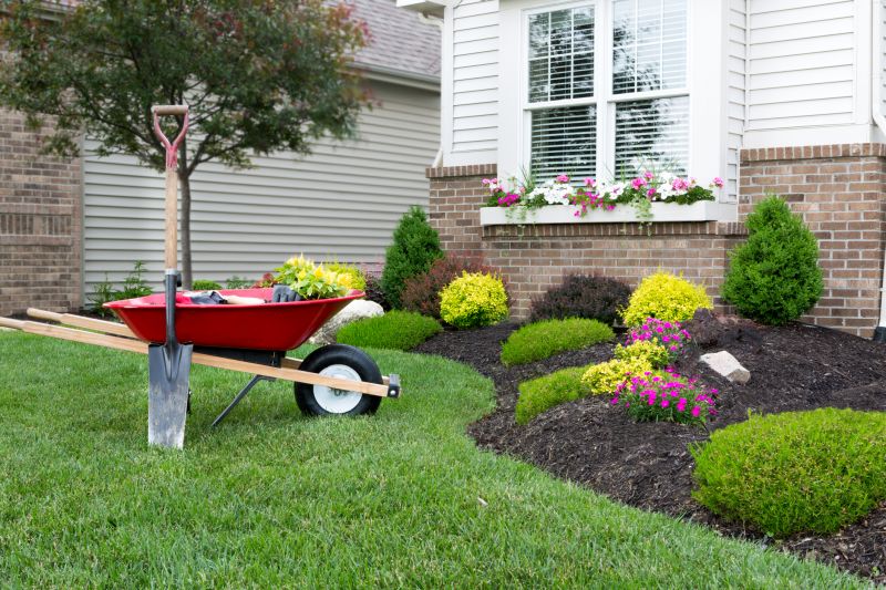 Shredded Mulch Installation