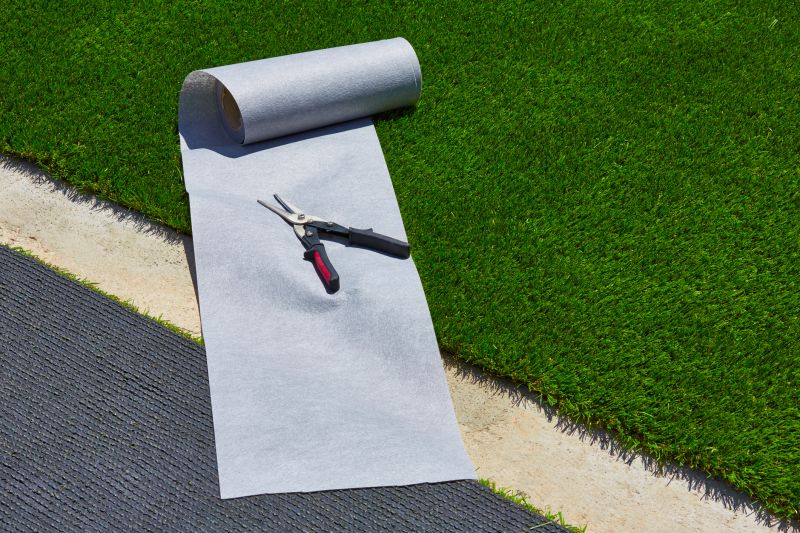 Synthetic Mulch Installation