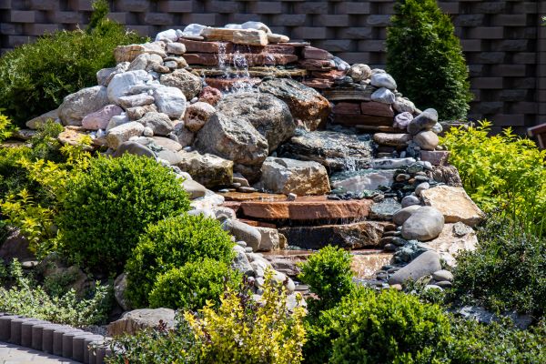 River Rock Landscaping in Des Moines