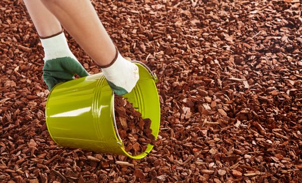 Wood Chip Landscaping in Des Moines