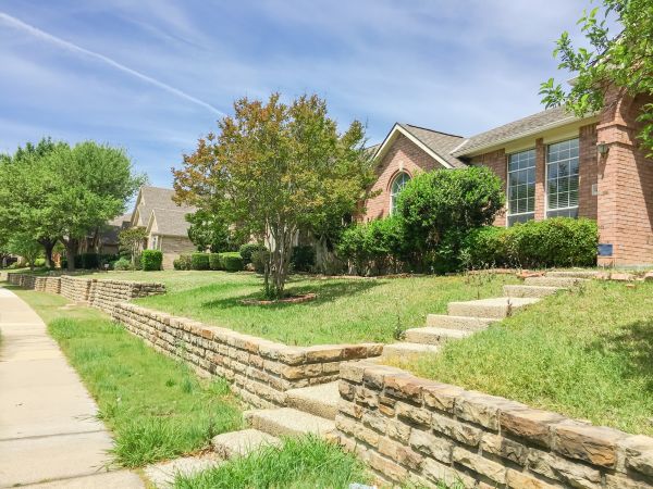 Sloped Yard Landscaping in Des Moines